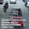 Motards : attention, cette pratique pourrait être interdite et vous coûter cher